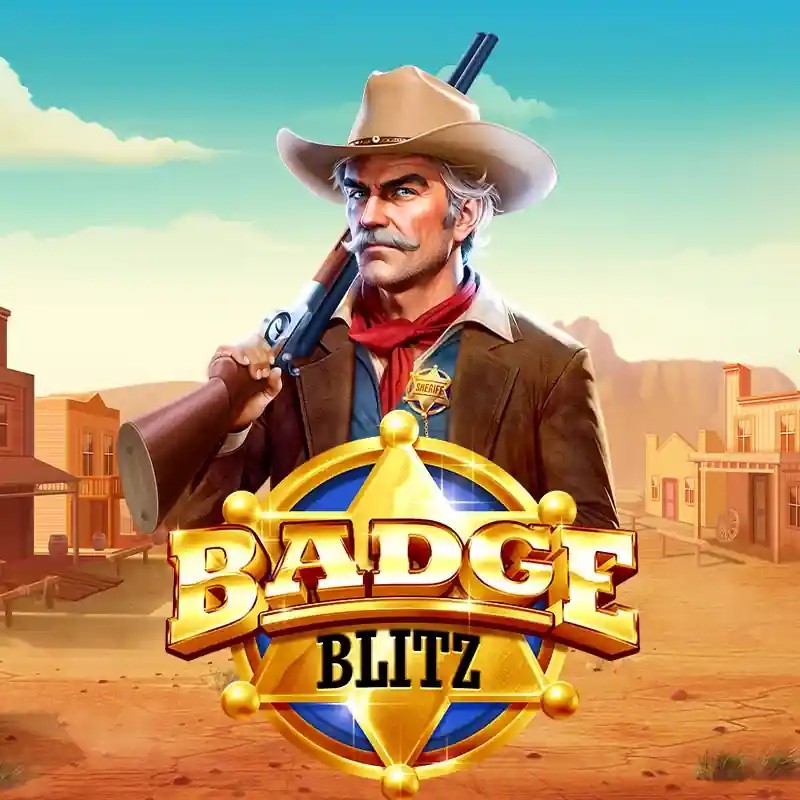 Badge Blitz casino game by Pragmatic Play – featured logo at Betninja Casino
