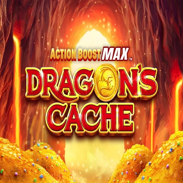 Action Boost Max Dragon's Cache slot visual from SpinPlay Games available on betninjacasinoo.com
