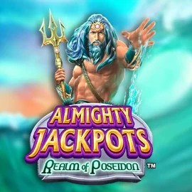 Almighty Jackpots – Realm of Poseidon logo – Jackpots by Novomatic at Betninja Casino
