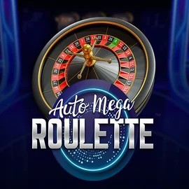 Auto Mega Roulette slot logo by Pragmatic Play at Betninja Casino