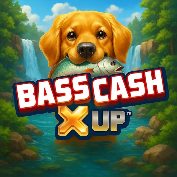 Bass Cash X UP logo – Slots by Alchemy Gaming at Betninja Casino