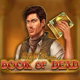 Book of Dead online game logo by Play'n GO on betninjacasinoo.com