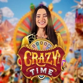 Crazy Time logo by Evolution at Betninja Casino