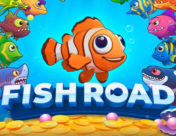 Fish Road slot logo by InOut at Betninja Casino
