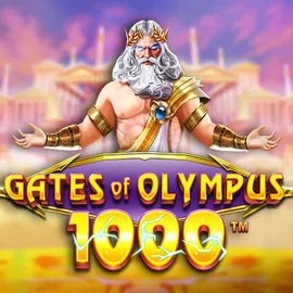 Gates of Olympus 1000 slot logo by Pragmatic Play at Betninja Casino