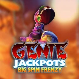 Genie Jackpots: Big Spin Frenzy online game logo by Blueprint Gaming on betninjacasinoo.com