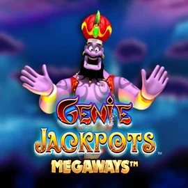 Genie Jackpots Megaways by Blueprint Gaming, showcased at betninjacasinoo.com – game logo