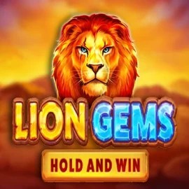 Lion Gems Hold and Win online game logo by Playson on betninjacasinoo.com