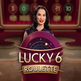 Lucky 6 Roulette slot logo by Pragmatic Play at Betninja Casino