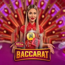 Mega Baccarat slot icon by Pragmatic Play, available at Betninja Casino