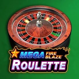 Mega Fire Blaze Roulette online game logo by Playtech on betninjacasinoo.com
