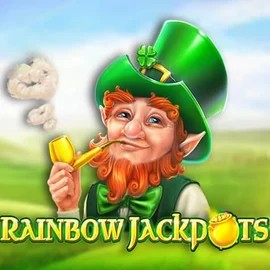 Rainbow Jackpots logo by Red Tiger Gaming Betninja Casino