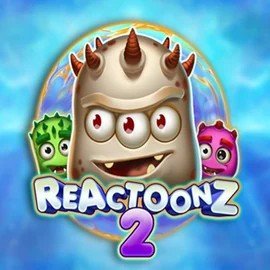 Reactoonz 2 online game logo by Play'n GO on betninjacasinoo.com