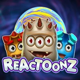Slots logo of Reactoonz from Play'n GO at Betninja Casino