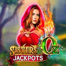 Sisters Of Oz Jackpots slot logo by Triple Edge Studios at Betninja Casino