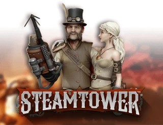 Slots logo of Steam Tower Slot from NetEnt at Betninja Casino