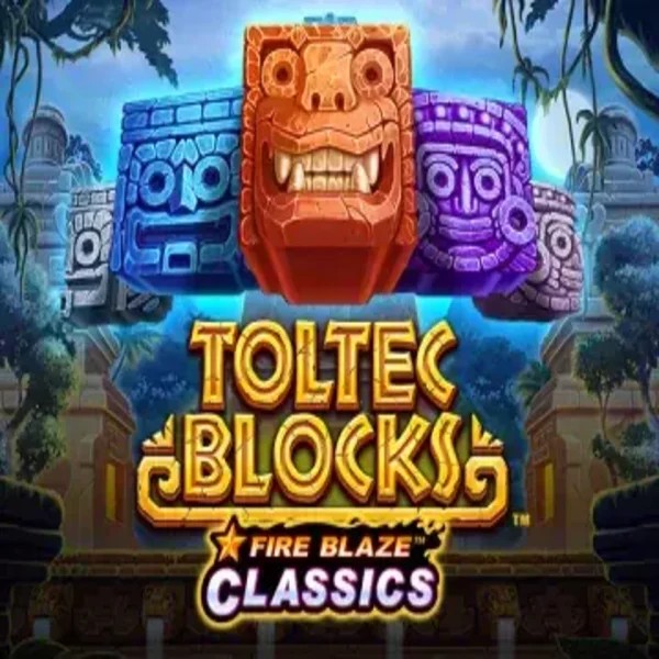 Fire Blaze: Toltec Blocks game by Rarestone Gaming – logo hosted on Betninja Casino