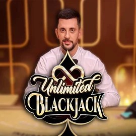 Official Live Casino logo: Unlimited Blackjack by Ezugi at Betninja Casino
